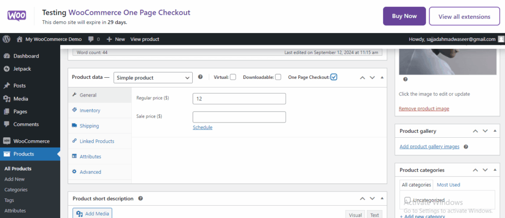 single page checkout woocommerce
