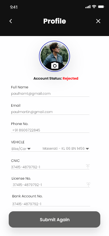 Package delivery app