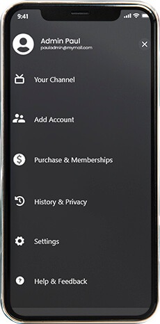 On this screen user can comments on video and reply to other comments.