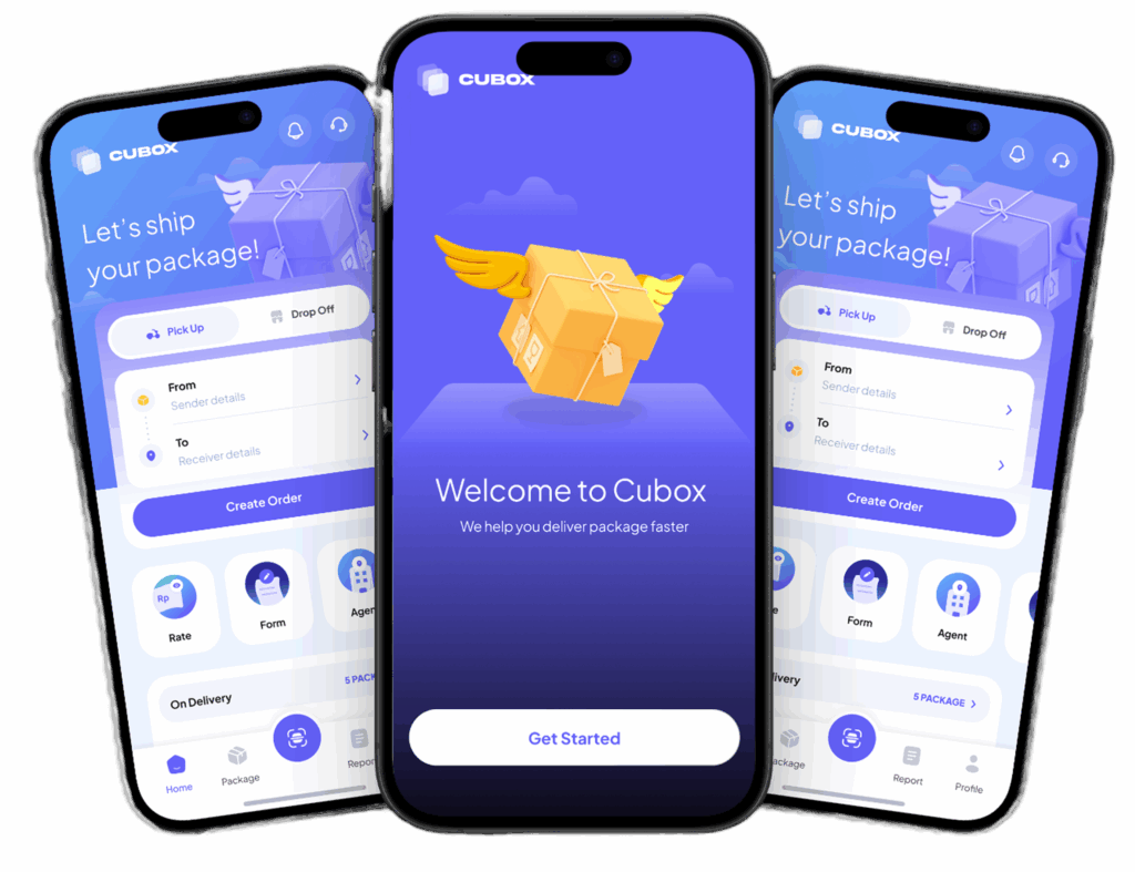 Package delivery app development