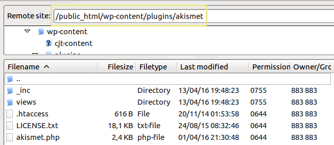 file structure of wordpress plugin