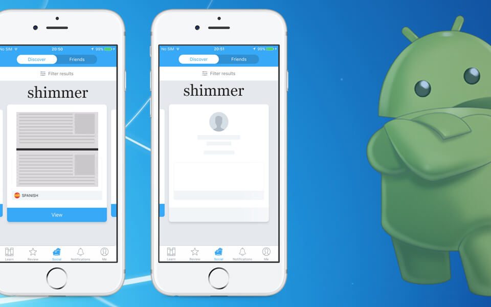 Shimmer effect in Android: Tutorial