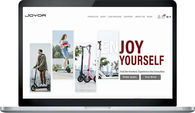 Electric Scooter eCommerce Website