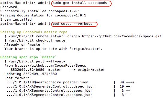 Stripe payment integration - installing cocoapods