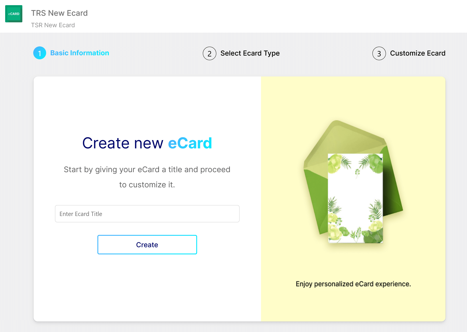 AI eCard design editor for WordPress WooCommerce